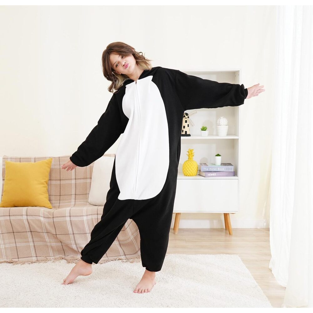 1671 Adult Christmas Halloween cosplay costume Siamese animal pajamas home - Picture 2 of 7